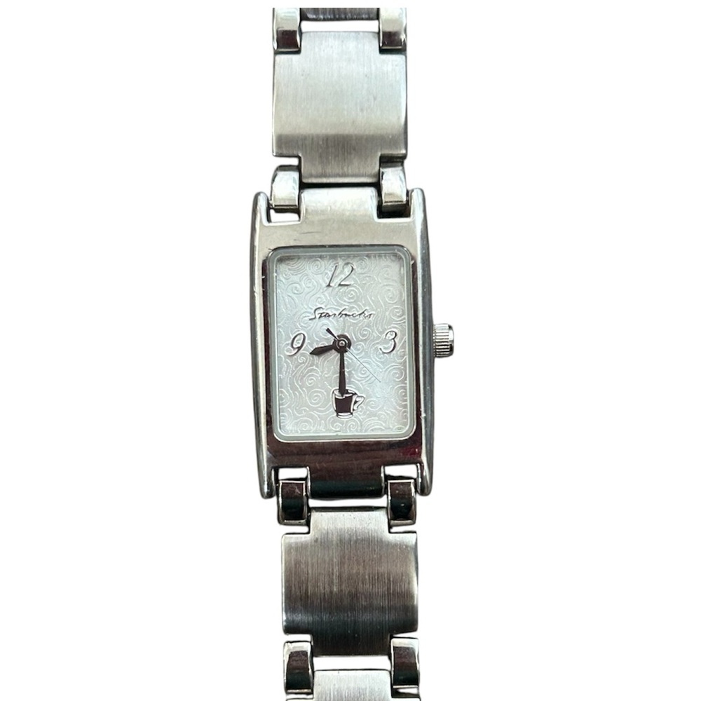 Starbucks Rectangular Face Watch